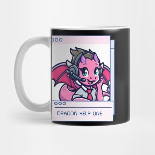 Dragon IT Support Help Line Mug